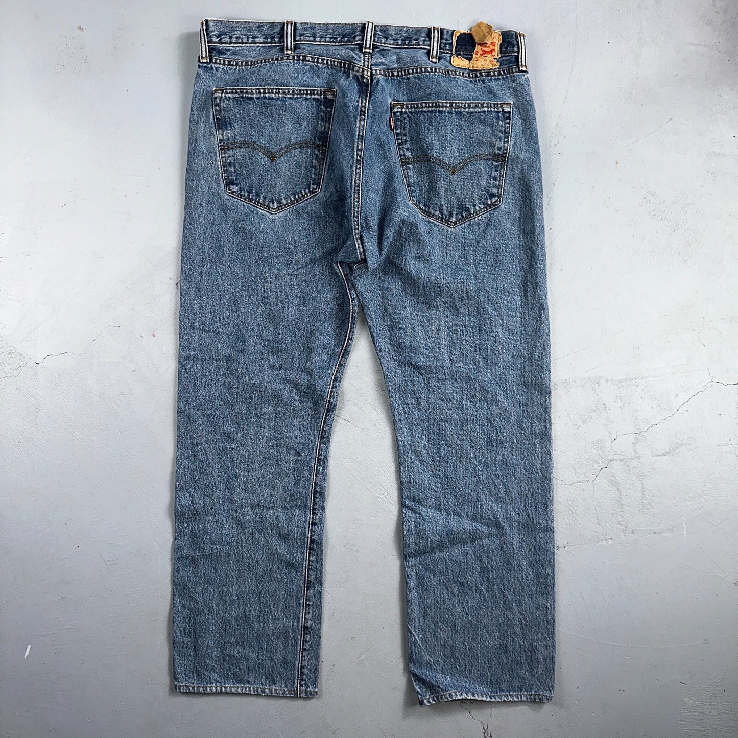 Levis 501 Y2K XX Straight Leg Jeans Blue VTG Light Wash 40x32 Act 40x30