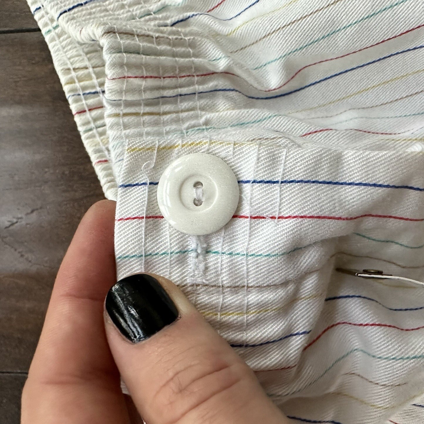 Rainbow Stripes Trader Bay Pants Relaxed Chino Chill Rockabilly 70s 80s Party