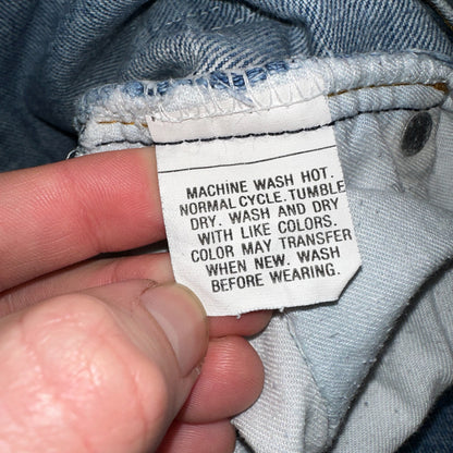 Levis 517 Vintage 80s USA Orange Tab Bootcut Flare Blue Worn Jeans Act 34x30