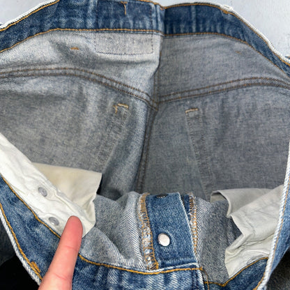 Levis 501 Vintage 90s USA XX Straight Leg Jeans Blue Med Wash 40x30 Act 36x27