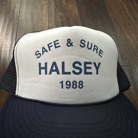 Halsey Safe Sure Funny 1988 Vintage Hat Cap Snapback Cool Metal Music Oregon 80s