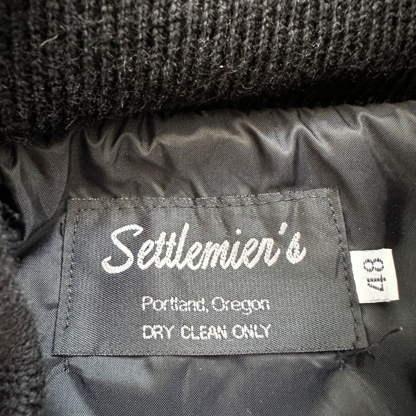 VTG Graffiti Alley Varsity Leather Letterman 70s Jacket 48 Portland Cars Racing