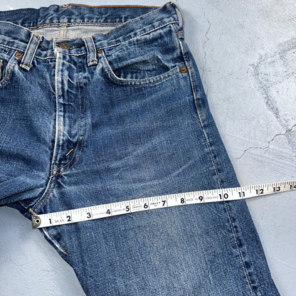 Vintage LEVIS 505 Jeans Big E 1960s Denim 28x28 USA 60s 501 502 Talon Zipper
