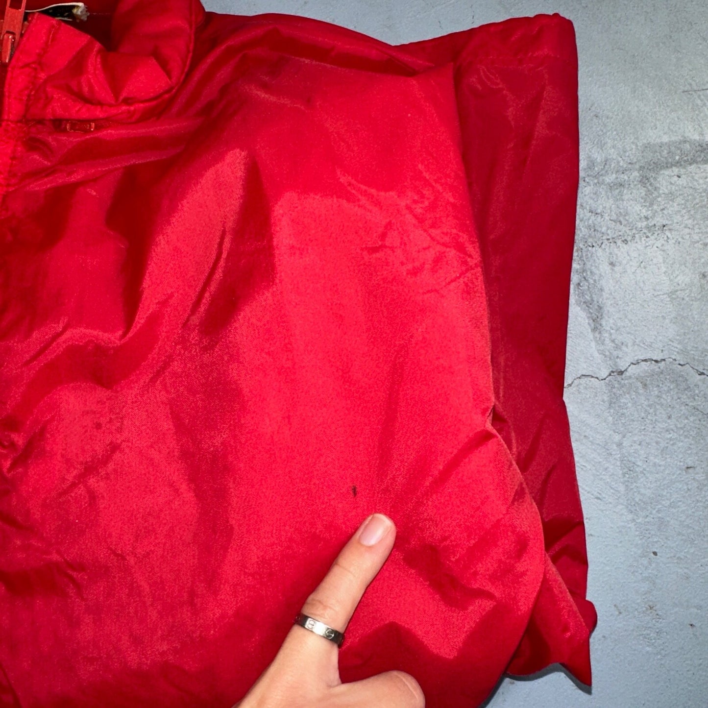 LL BEAN Coach Jacket Large Zip Front Nylon True VTG 1970s Windbreaker Thin