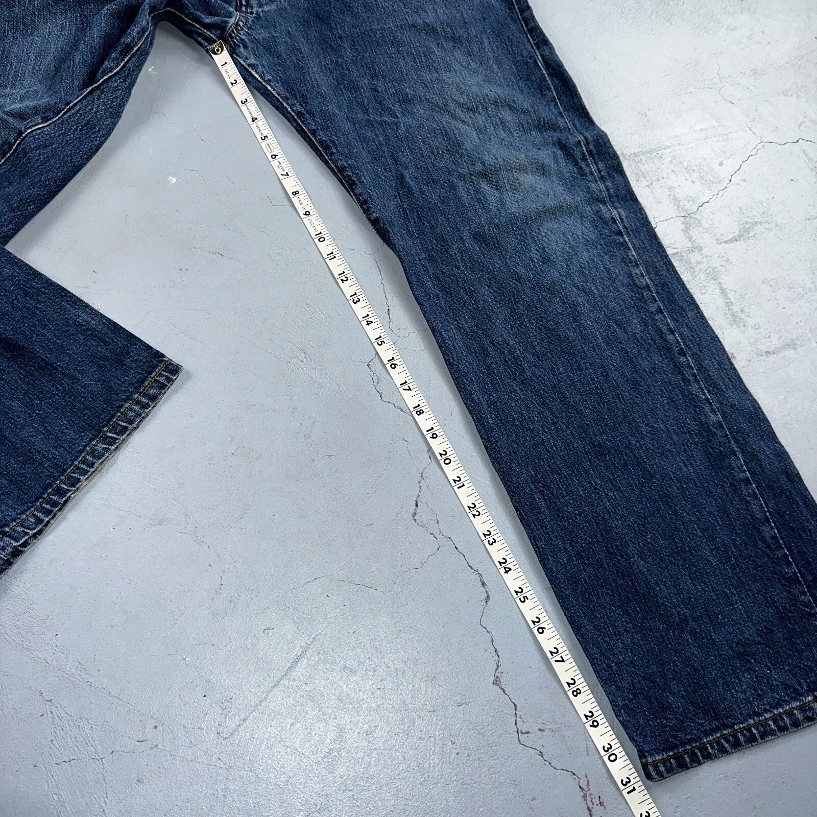 Levis 501 Vintage Y2K XX Straight Leg Jeans Blue Med Wash 40x32 Act 40x31