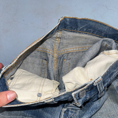 Levis 501 Big E Vintage 60s Redline Selvedge USA XX 1960s Jeans 66 Act 26x25