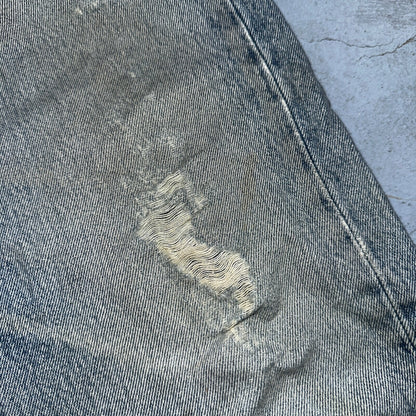 Levis 501 Vintage 90s USA XX Straight Leg Jeans Blue Med Wash 33x32 Act 32x30