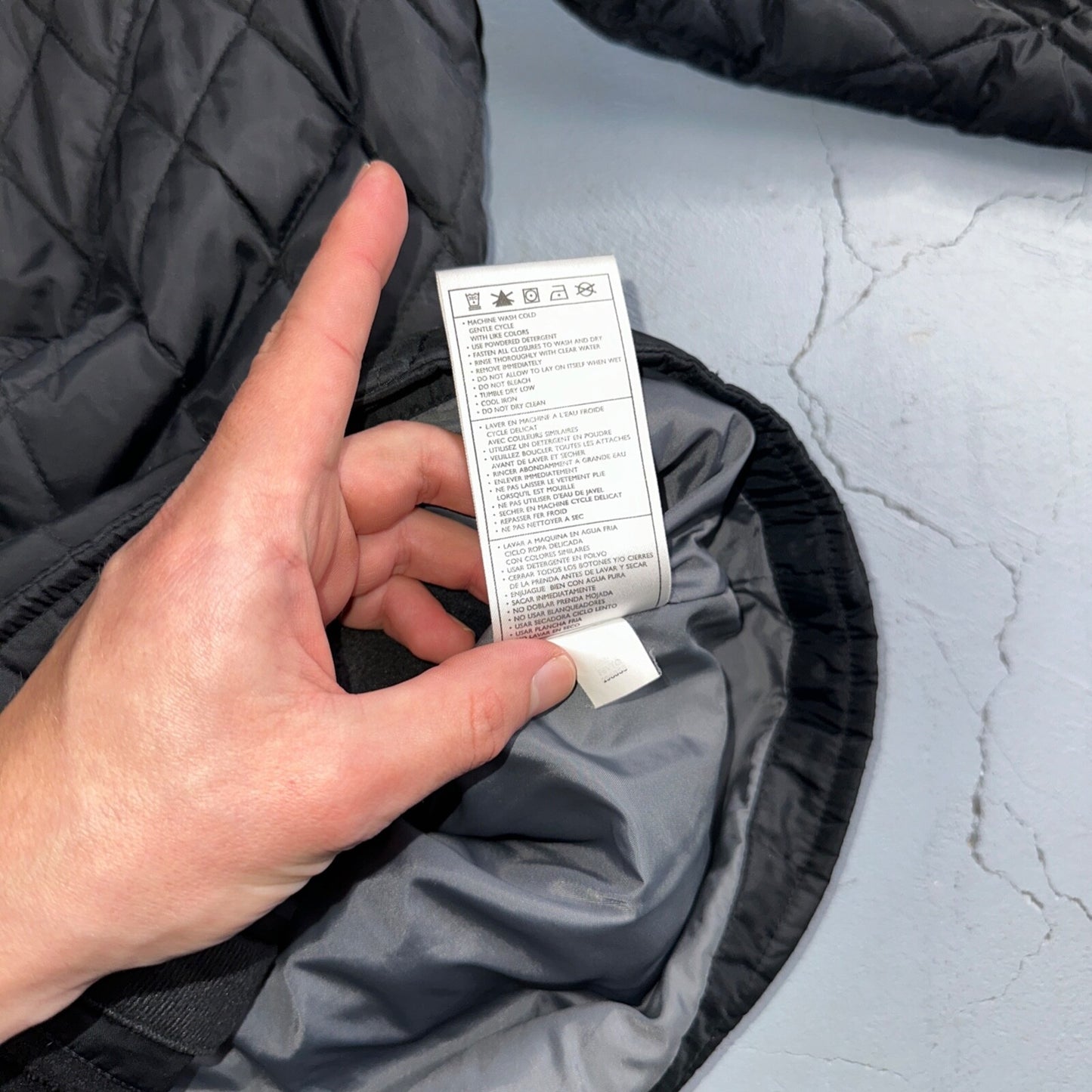 Nike Jacket VTG Womens M Black Quilted Full Zip Mock Neck Pockets Y2K 2000s