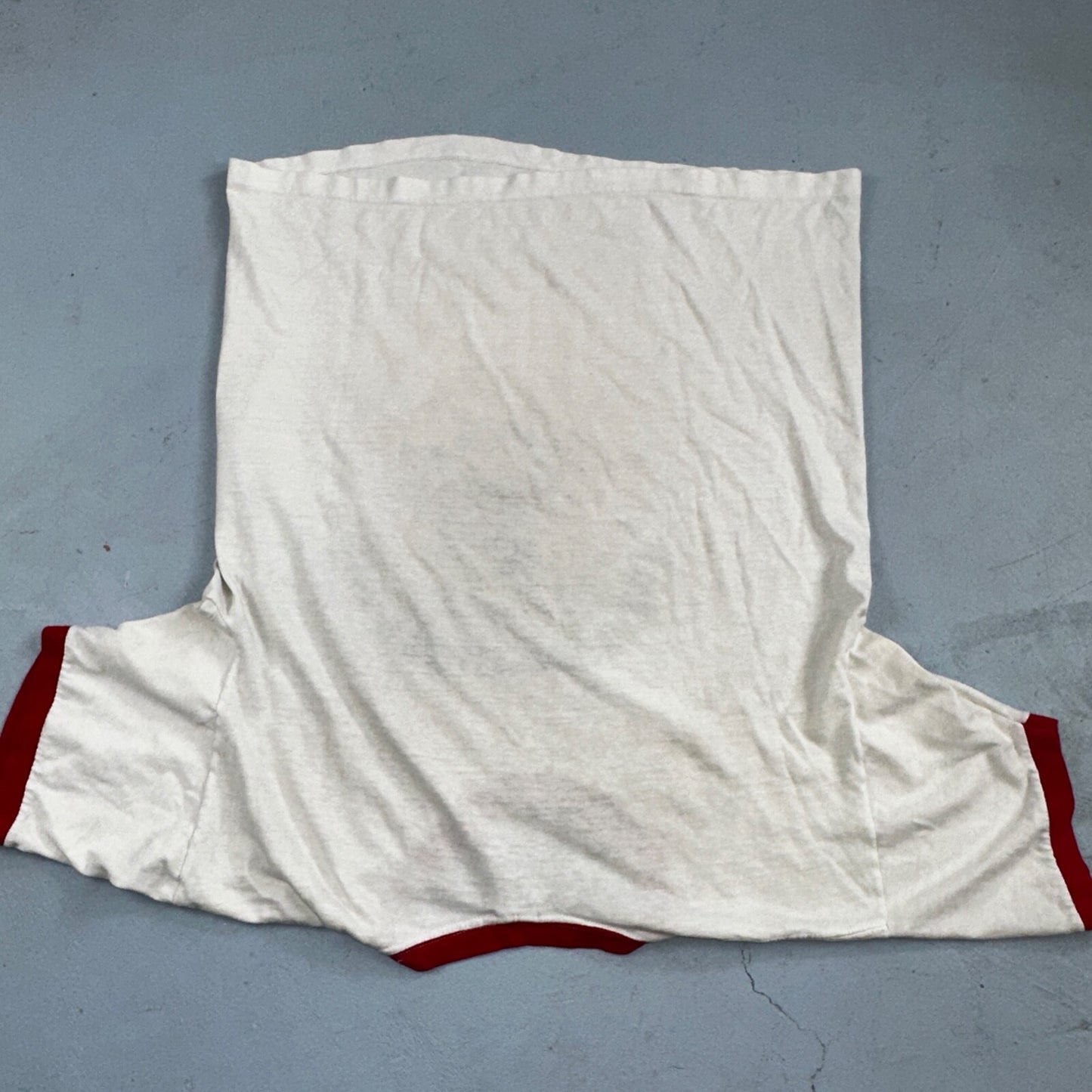 Champion Blue Bar Ringer 70s VTG T Shirt Troutdale Trot Oregon Portland Lion Run