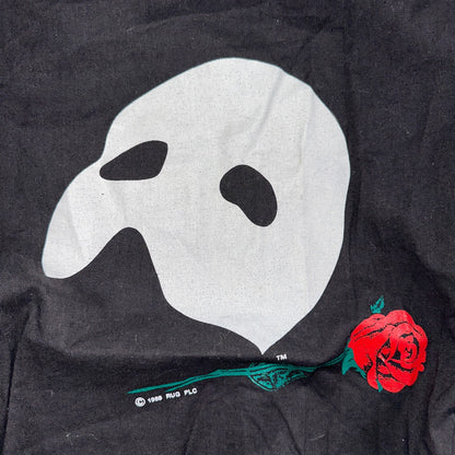 VTG Phantom Of The Opera Sweater Mens Large Black Crewneck Sweatshirt 80s 1988