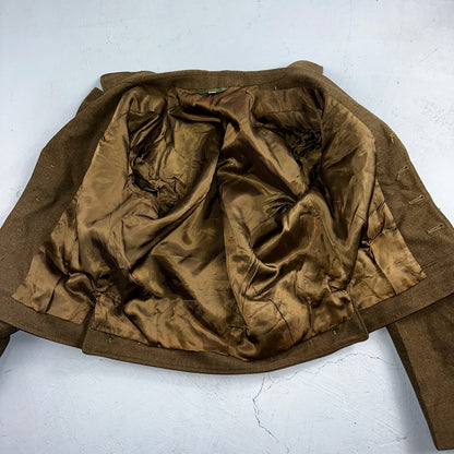 WWII US Army E-6 Ike Jacket 25th Infantry Division Patches WW2 Size 34R Wool