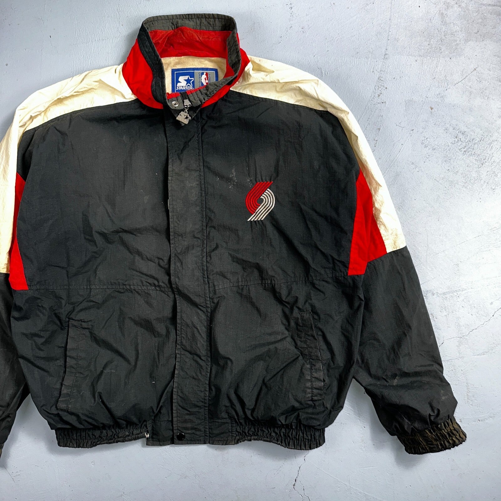 Vintage Starter NBA Portland Trail Blazers 90s Jacket Men’s XL Coat Basketball