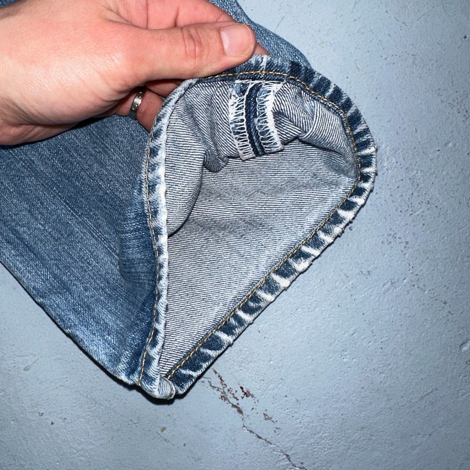 Levis 501 Vintage Y2K XX Straight Leg Jeans Blue Light Wash 33x32 Act 31x30