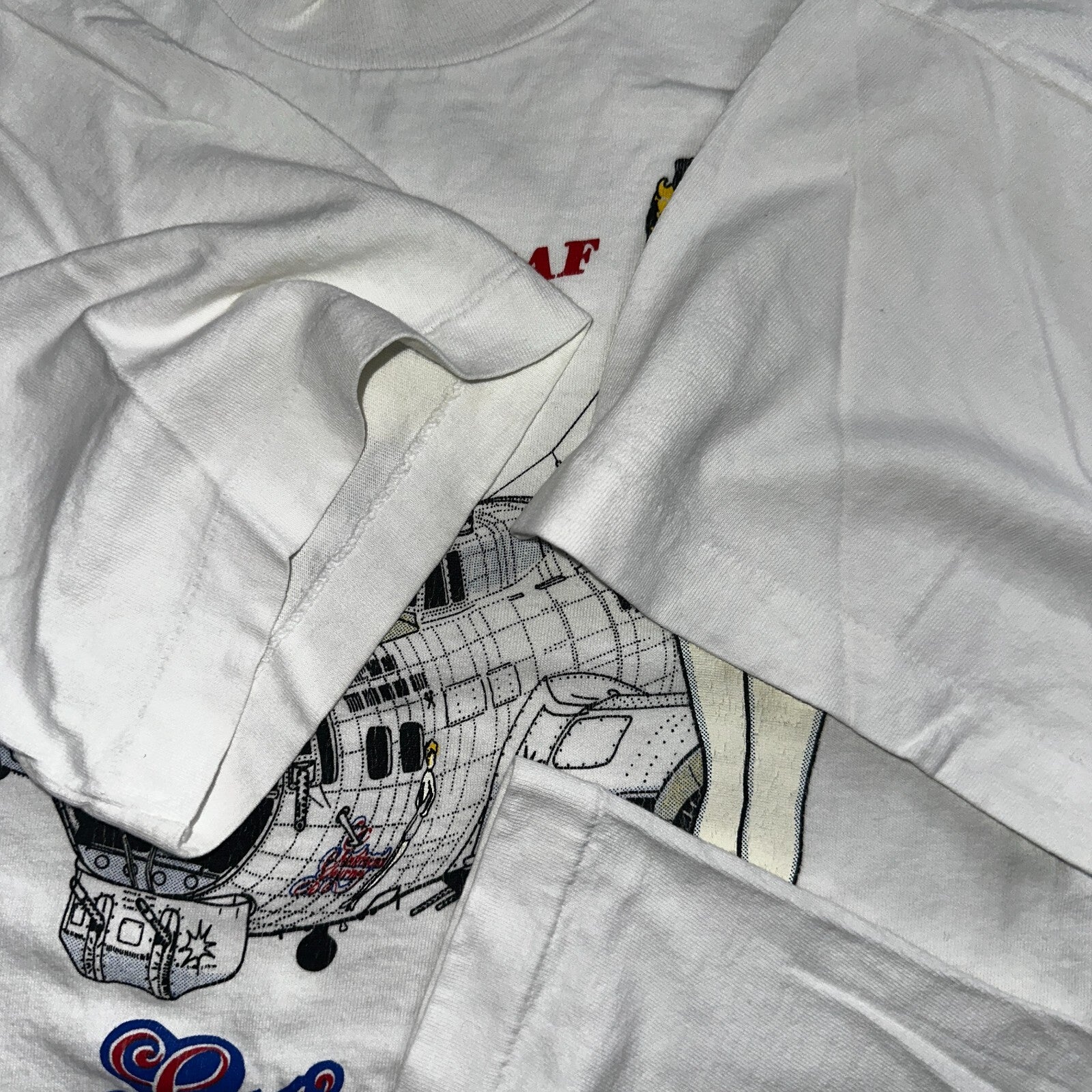 Vintage Arizona Wing Caf Ghost Squadron Sentimental Journey T-Shirt Size XL