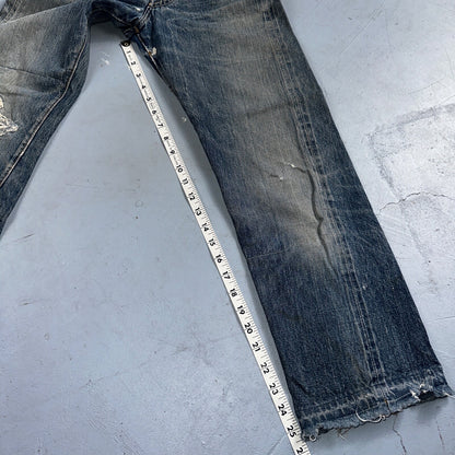Levis 501 Big E Vintage 60s Redline Selvedge USA XX 1960s Jeans 66 Act 26x25