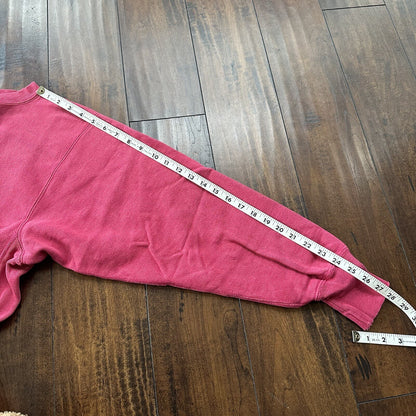 Vintage Champion 90s USA Pink Reverse Weave Sweatshirt Blank 70s Gusset Jumper