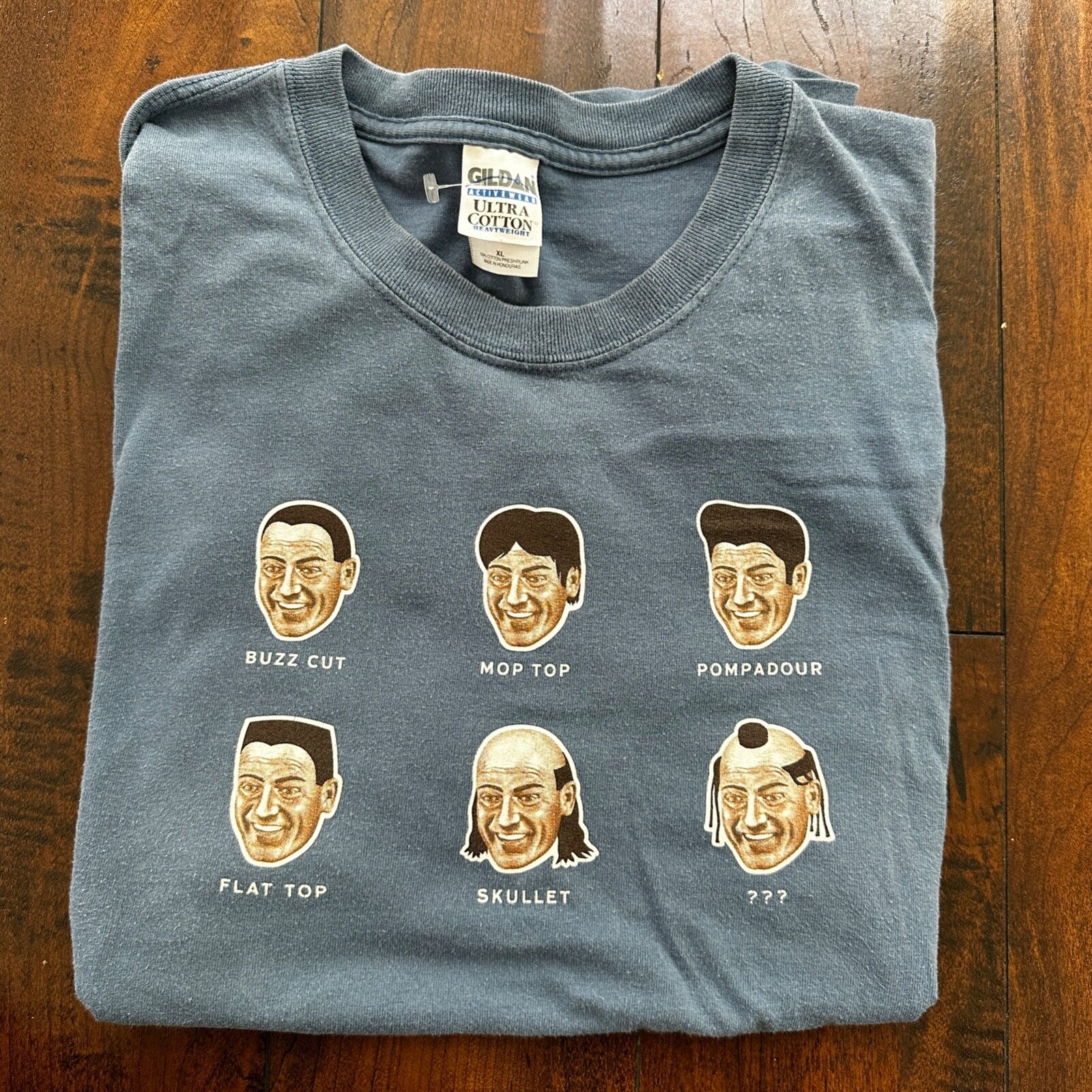 Funny Haircuts Buzz Cut Vintage T Shirt Mullet Wild Gigi Allen XL Music Humor
