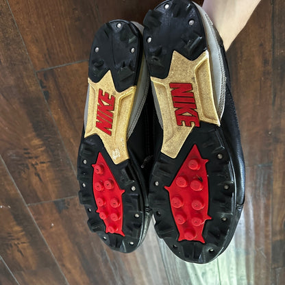 Nike Vintage 90s Mens Size 11 Sharks Sneakers Shoes Cleats Black 1994 Football