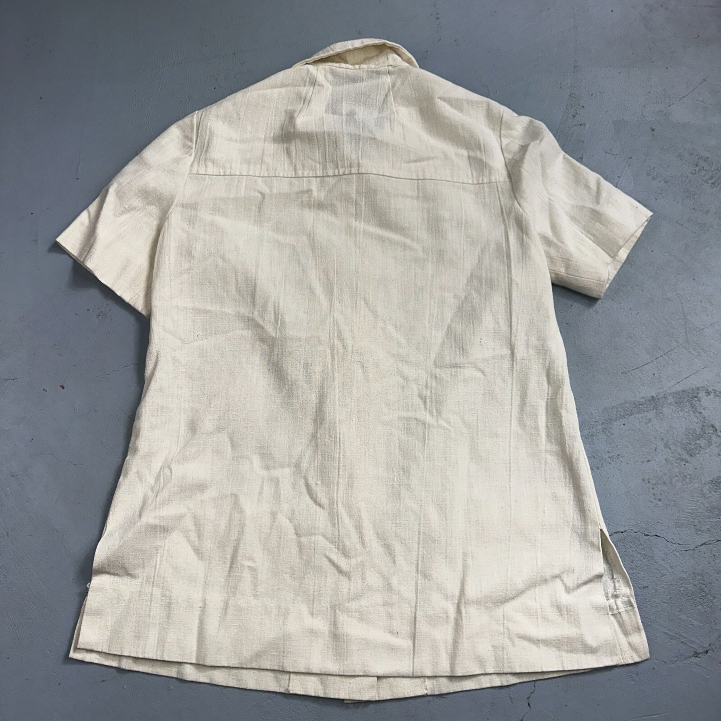 Chore VTG Womens Button Front Blouse Shirt Crop Rockabilly Western 70s 80s