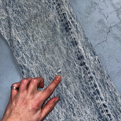 Levis 501 Vintage 80s USA XX Straight Leg Jeans Blue Acid Wash 31x32 Act 30x31