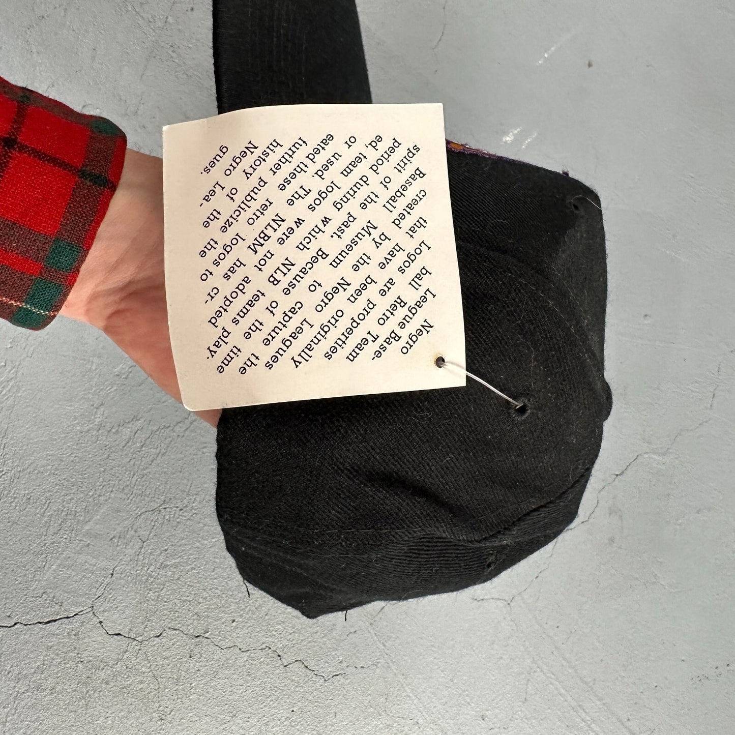 Vtg Big Boy Headgear Hat Kansas City KC Monarchs Strapback Negro League MLB Cap