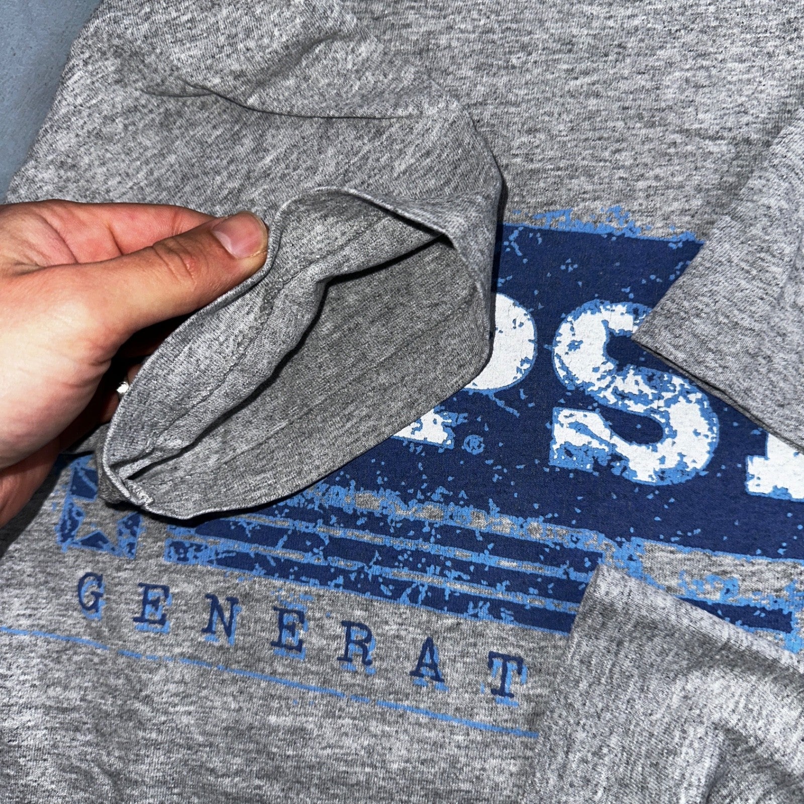 Pepsi Generation Like Nothing Else VTG T Shirt 90s Single Stitch Gray Soda Drink