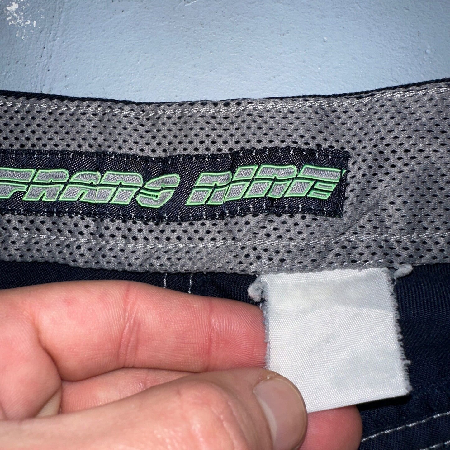 Vintage Trans Nine Rave Y2K Navy Blue Wide Leg Retro Pants Womens 30 x 30