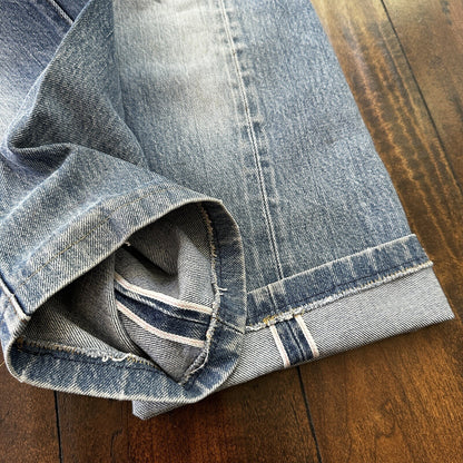 Levis Vintage 80s Redline Selvedge USA 501 XX Jeans 66 70s Light 30x33 Act 28x28