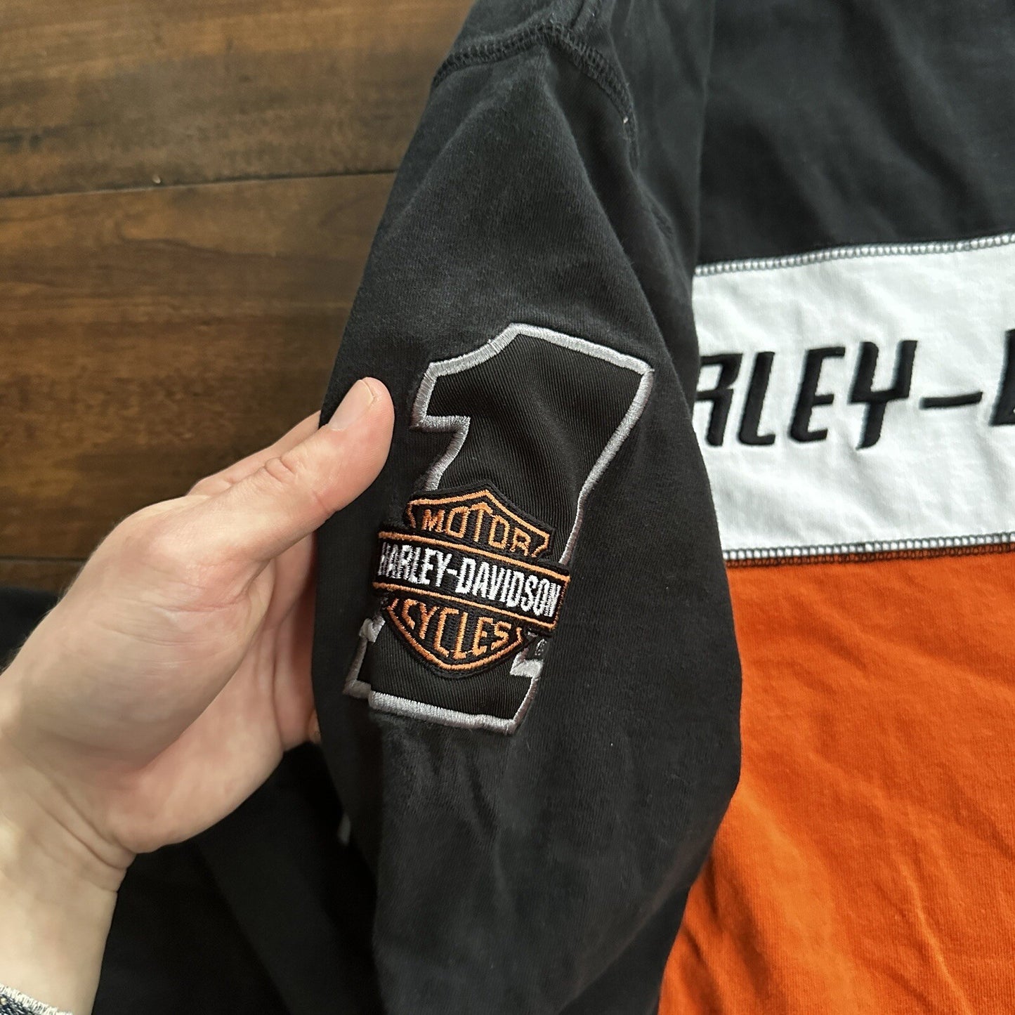 Vintage Harley Davidson T Shirt Y2K Cut Sewn Cool Motorcyle 90s Style Las Vegas