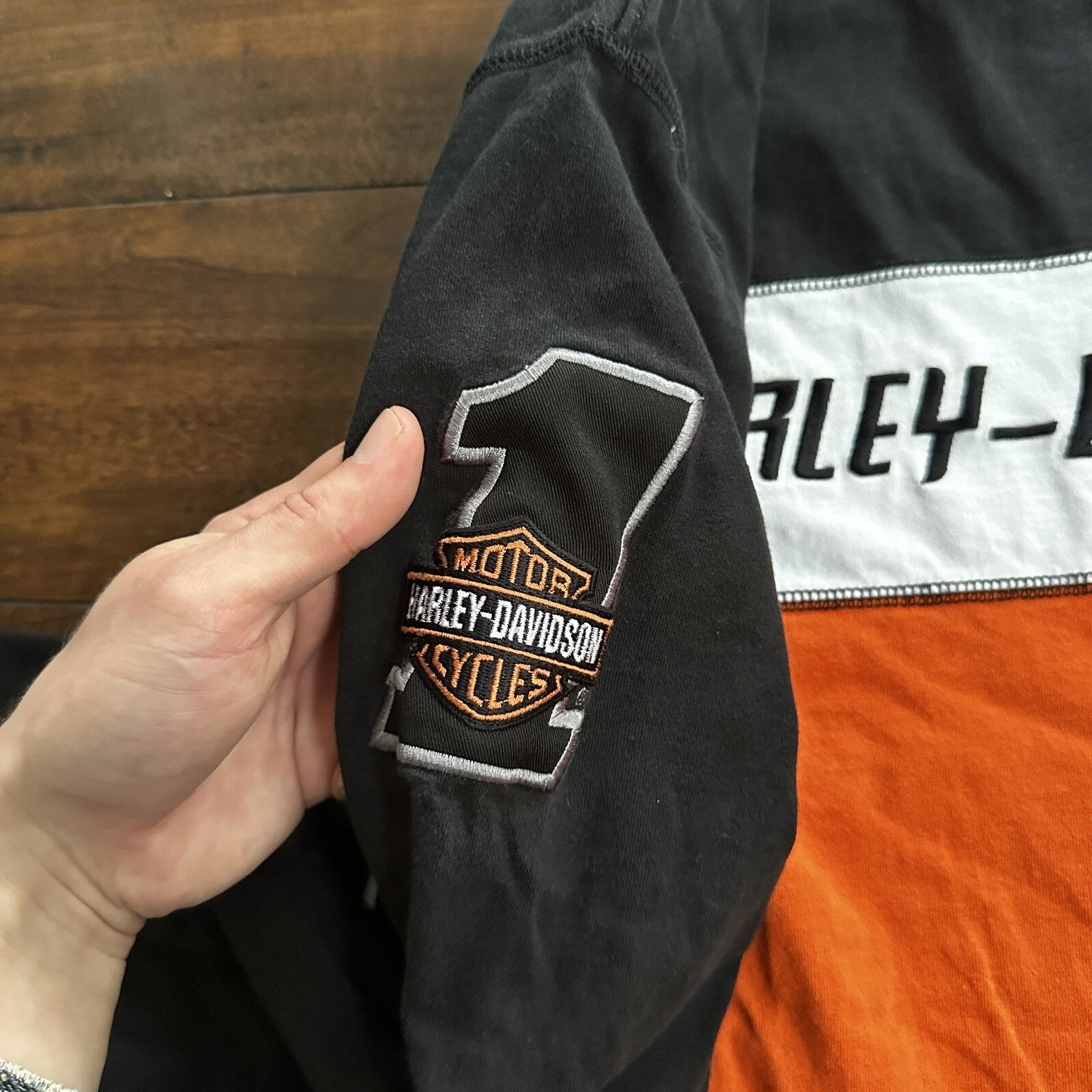 Vintage Harley Davidson T Shirt Y2K Cut Sewn Cool Motorcyle 90s Style Las Vegas