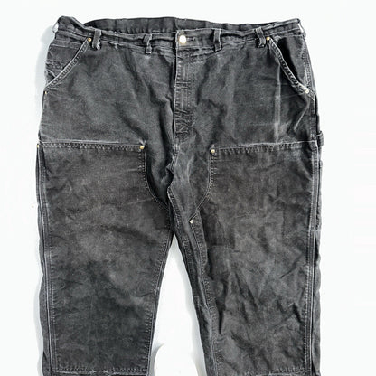 Carhartt VTG Double Knee Carpenter Pants USA B01 BLK Black Act 42x31