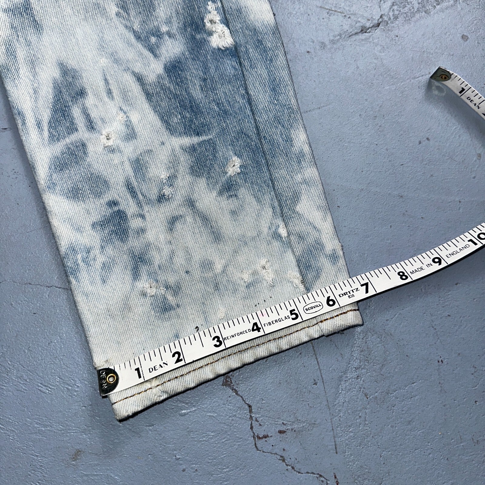 Levis 501 Vintage 80s USA XX Straight Leg Jeans 30x36 Bleach Light Wash Ac 26x31