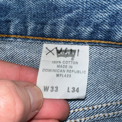 Levis 501 Vintage 90s XX Straight Leg Jeans Y2K Light Wash 33x34 Act 30x30