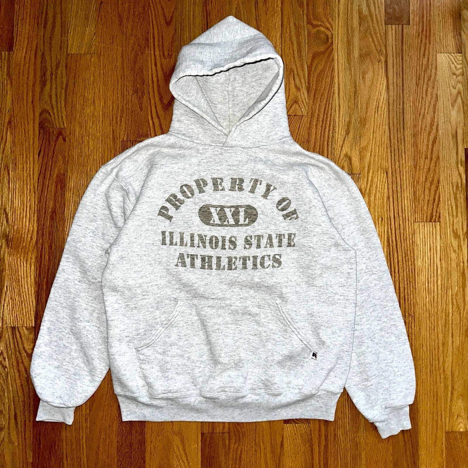 VTG Illinois State Athletics Logo USA Russell Athletics Hoodie L Champion 90s