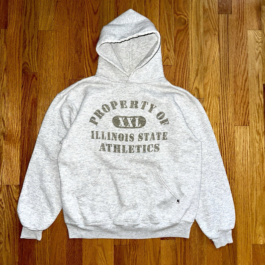 VTG Illinois State Athletics Logo USA Russell Athletics Hoodie L Champion 90s