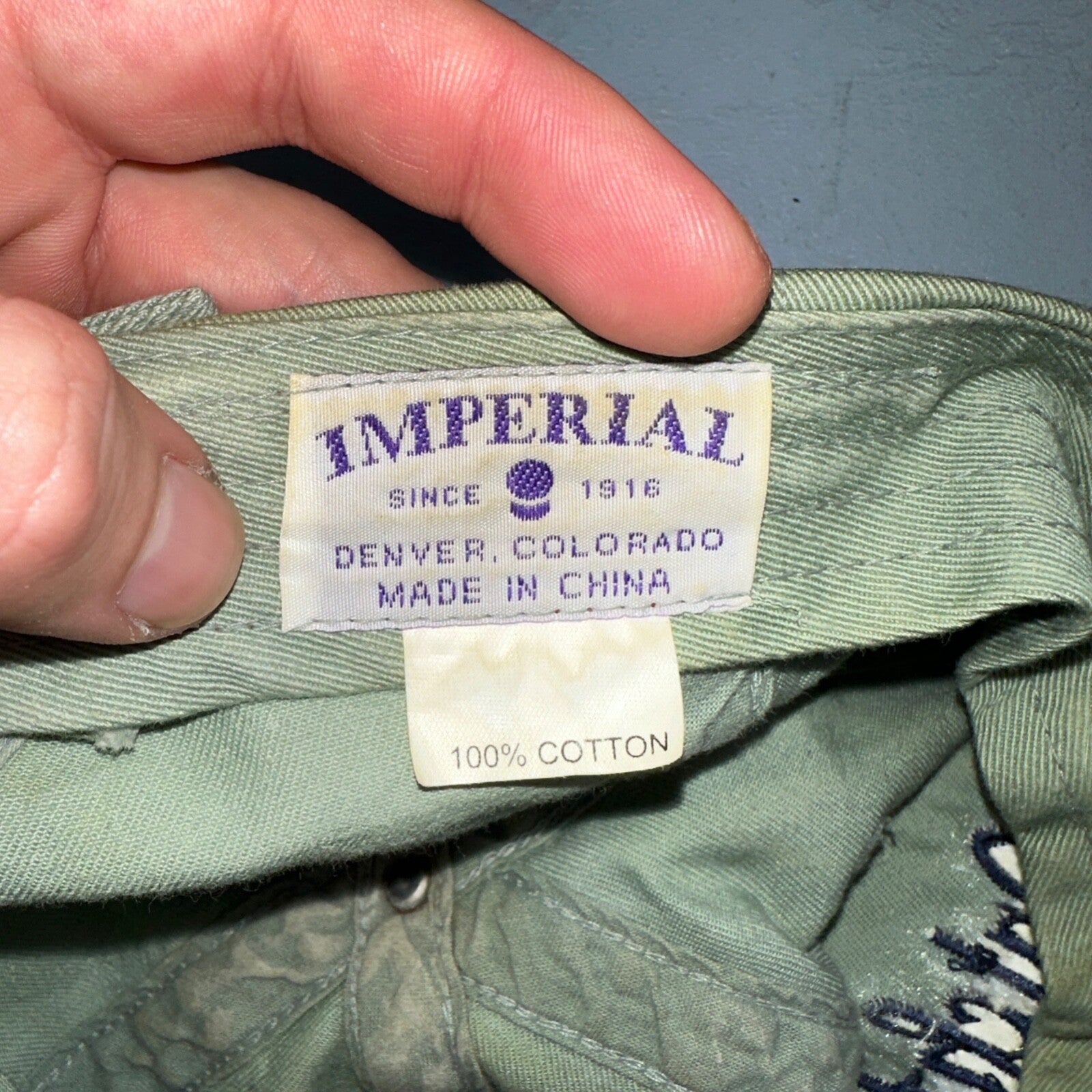 Catch The Spirit Snoopy VTG Hat Cap Snapback Green USGA Political Thrashed USED