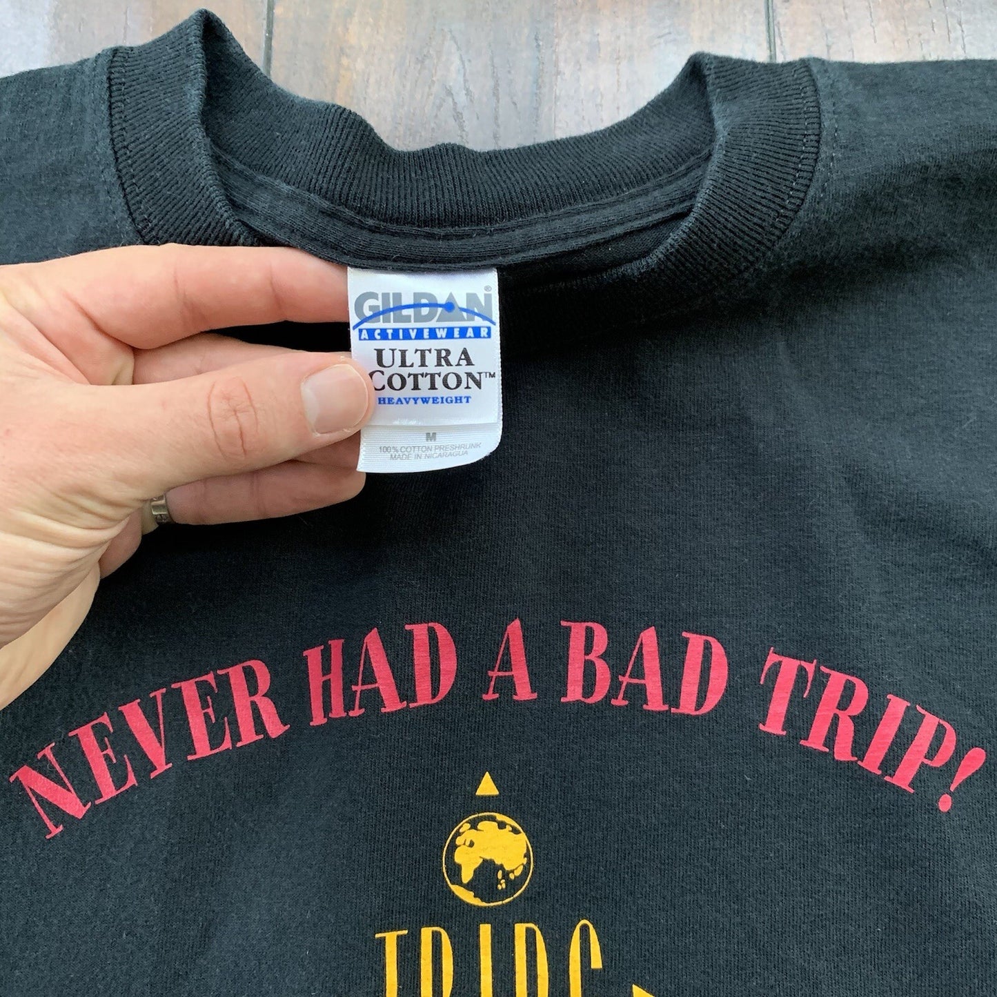 Bad Trip Vintage T Shirt 90s Alcohol Stoner Hippie Weed Head Funny Y2K Rap Tee