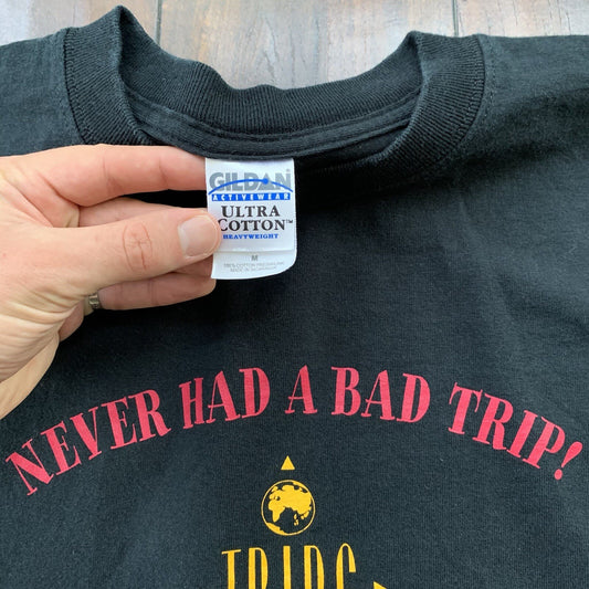 Bad Trip Vintage T Shirt 90s Alcohol Stoner Hippie Weed Head Funny Y2K Rap Tee