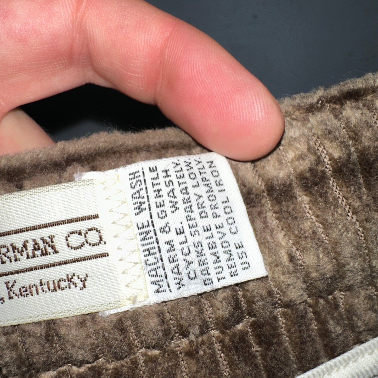 J. Peterman Pants Mens 38 Brown Thick Corduroy Pleated Chino Straight Pockets