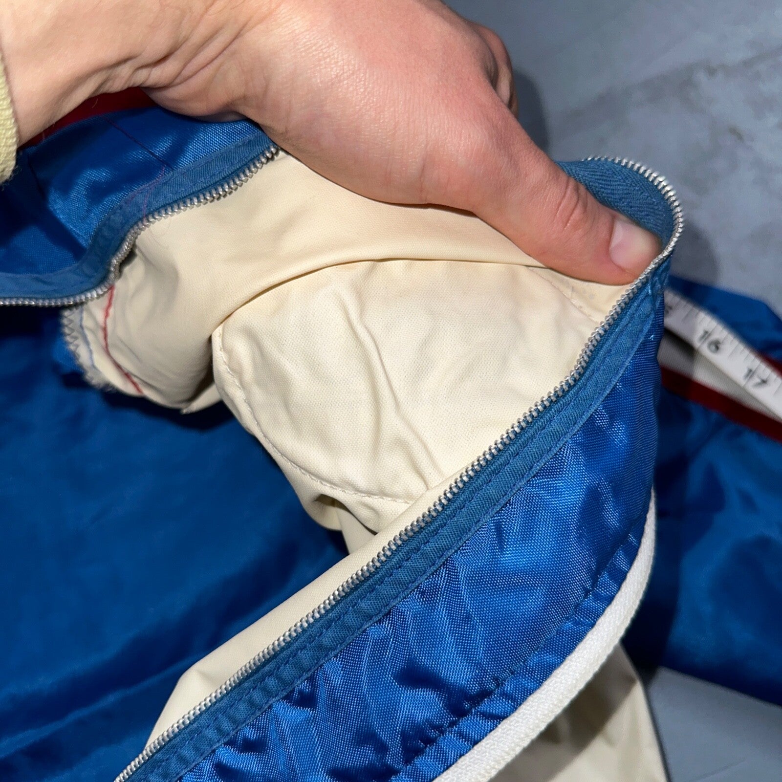 Datsun Crown Vintage 70s Racing Jacket Crown Rockabilly Chainstitch Mabel Nylon