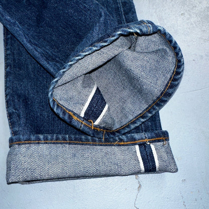 Levis 501 VTG 70s SS Redline Selvedge Jeans XX Dark Wash 28x34 Act 26x30