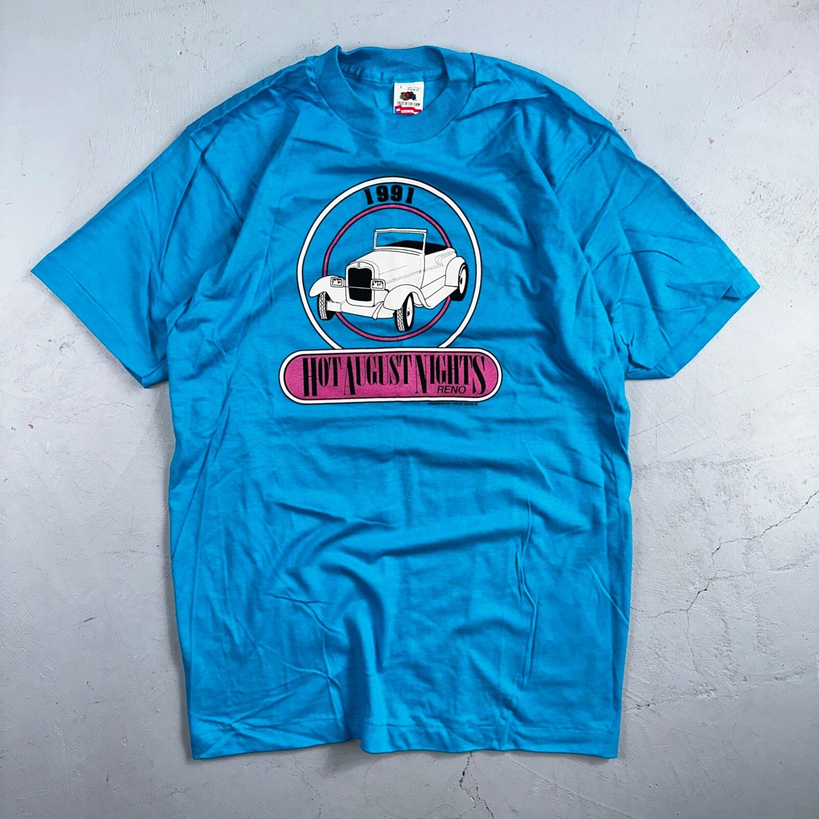 Hot August Nights 1991 VTG T Shirt 90s Single Stitch FOTL Graphic Sports Cars