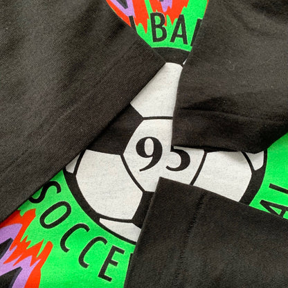 Soccer Vintage T Shirt Kevin Barmak Memorial RIP 90s College School Sports Rap