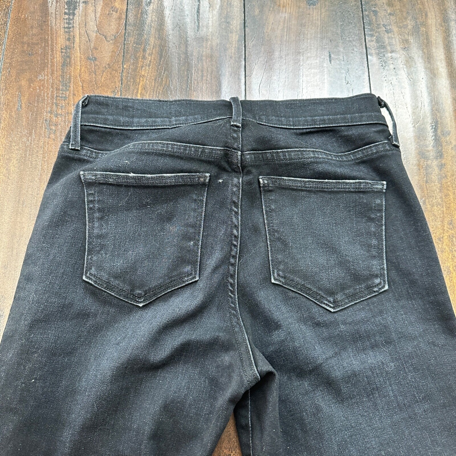 Vince Womens Skinny Jeans Black 26 Low Rise Dark 26x30 DV279B2925