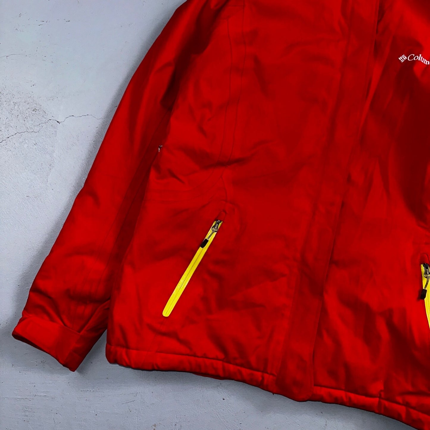 Columbia Women's Veloca Vixen II Jacket Coat Parka Omni Tech L Red Waterproof