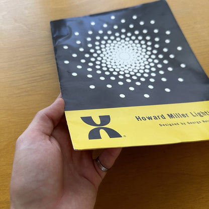 George Nelson Howard Miller Lighting Advertisement Print 1950s 50s Bubble Ad