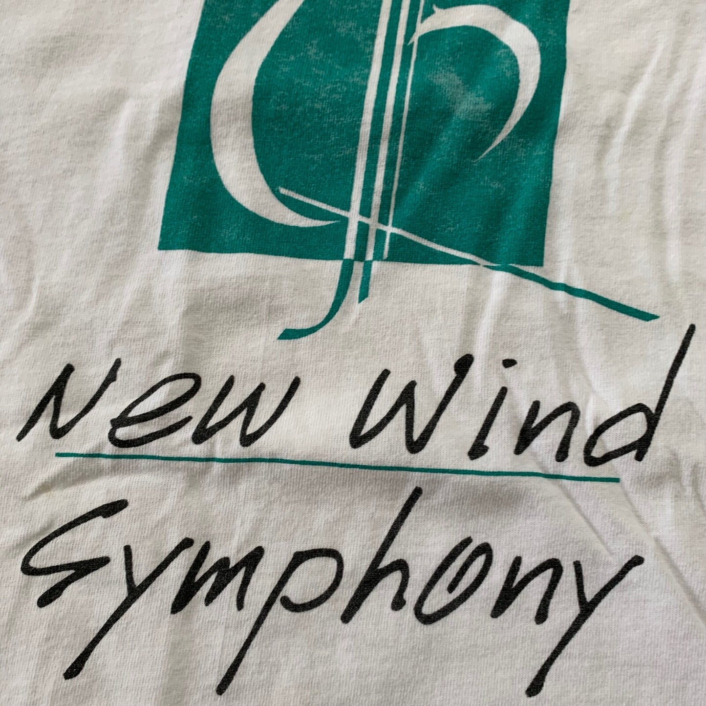 Music Wind Symphony Vintage T Shirt Saxophone Flute Band Rap 90s Clef Rap