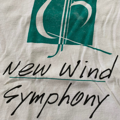 Music Wind Symphony Vintage T Shirt Saxophone Flute Band Rap 90s Clef Rap