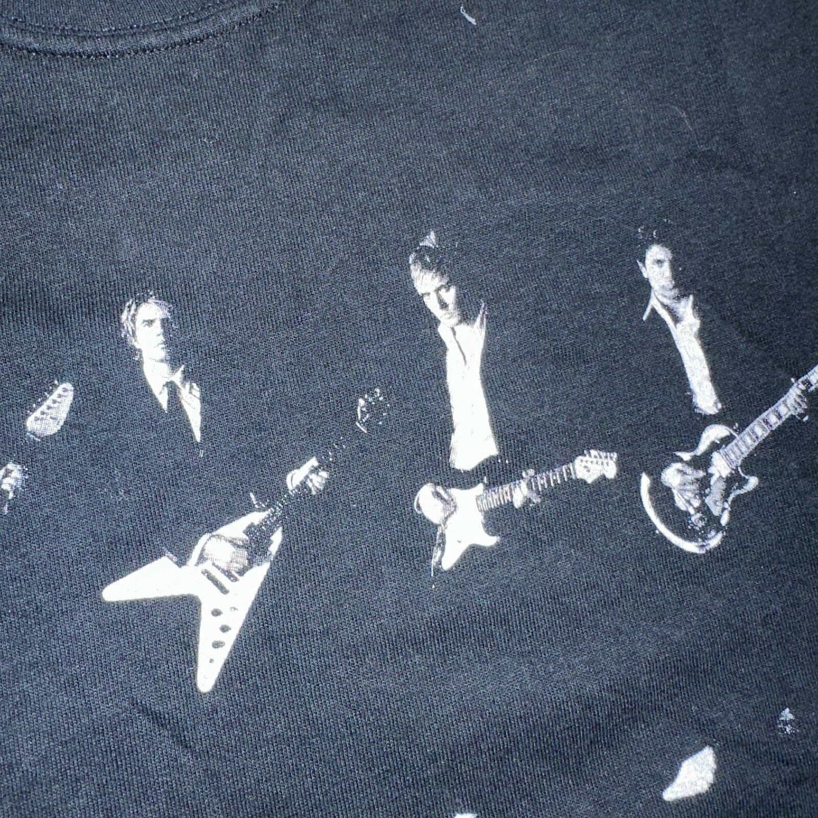 Duran Duran 2005 USA Tour Black VTG T Shirt Y2K Music Band Promo Concert Dance
