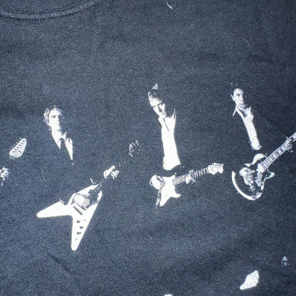 Duran Duran 2005 USA Tour Black VTG T Shirt Y2K Music Band Promo Concert Dance